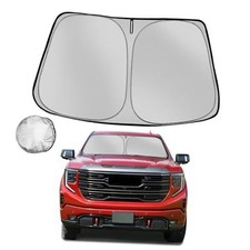 Windshield Sun Shade Foldable Sun for 2019-2025 GMC Sierra 1500 2500 3500