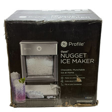 GE Profile Ice Maker Opal Stainless Steel Connectivity Countertop Nugget Grey