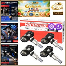 Tpms Sensors Set Of 4 315mhz 433mhz Universal Tire Pressure Monitor Replacement Tpms Sensors Set Of 4 315mhz 433mhz Universal Tire Pressure Monitor Replacement