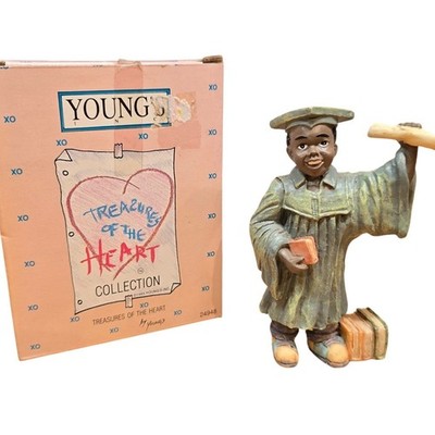 Young's Treasures of the Heart Boy Graduate Graduation School Books 4'' VTG