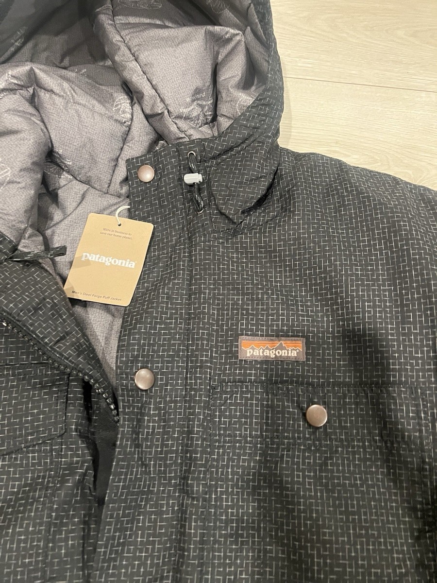 Patagonia Men's Steel Forge Puff Jacket 27430 Black Size: XL MSRP