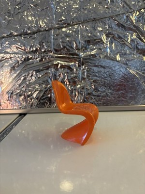 Vitra Verner Panton Chair Orange Mini Miniatur