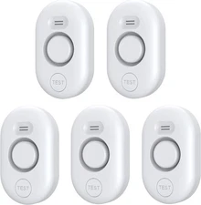Water Leak Detectors for Home,Water Sensor Alarm WD60 (5 Pack) Alarm Volume100db