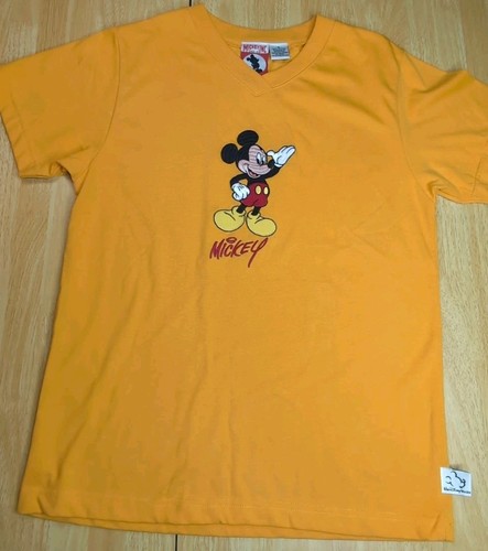 Vintage Mickey Inc V-Ausschnitt T-Shirt Walt Disney World Größe Erwachsene Small neu aus altem Lagerbestand H8 - Bild 1 von 16