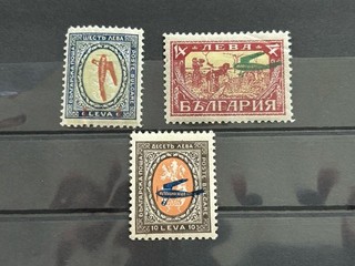 Bulgarien Flugpost kl. Lot an Postfrischen Briefmarken .