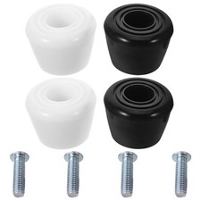 Durable PU Roller Skate Toe Stops 4Pcs with Quick Install Bolts for Quad Skates