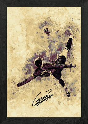 Alejandro Garnacho Framed Wall Art Poster Canvas Print Picture