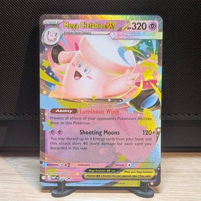 Mega Clefable ex 072 ME: Mega Evolution Promo Psychic NM Pokémon Karte