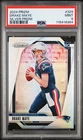 Drake Maye 2024 Panini Prizm Silver Prizm Rookie PSA 9 #329 New England Patriots
