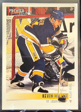 1994-95 Topps Premier Kevin Miller #21 St. Louis Blues