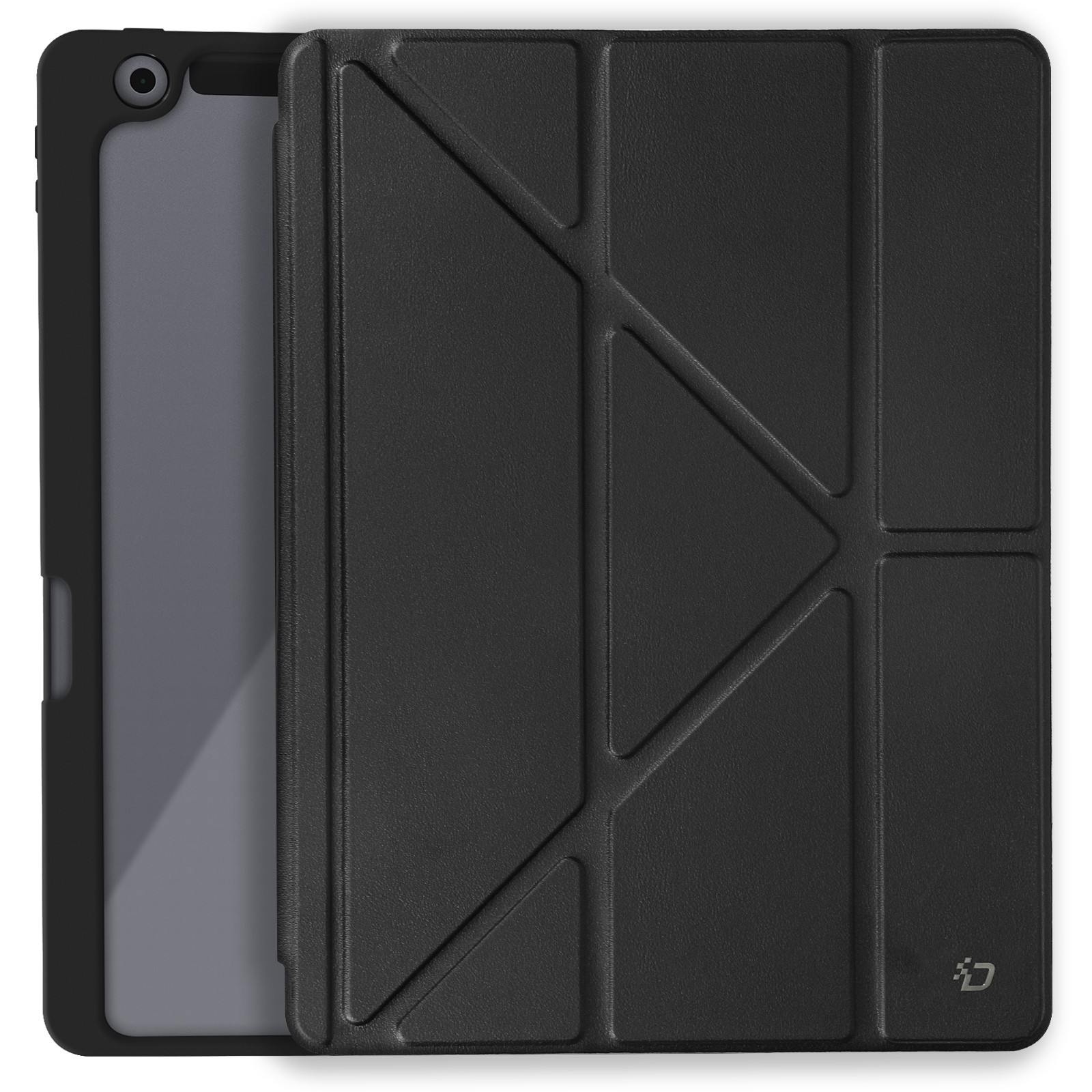 Étui clapet iPad 8 2020 pour le télétravail avec support pliable et veille automatique