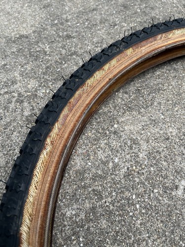 Original Vintage GT BMX FREESTYLE TIRE 20 BLACK Gumwall Compe Performer - Picture 15 of 19