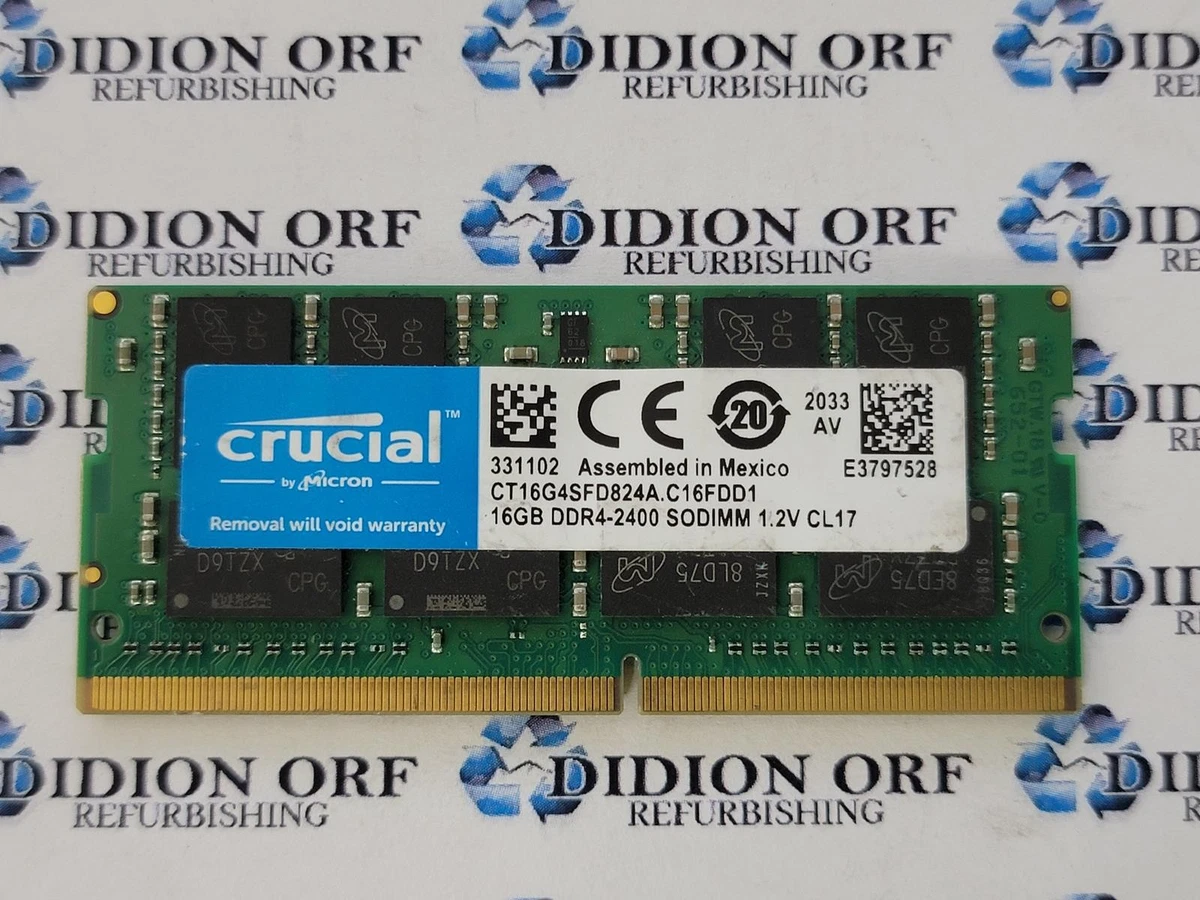 PC4-19200 (DDR4-2400) Bus Speed SO-DIMM Computer Memory (RAM) 16