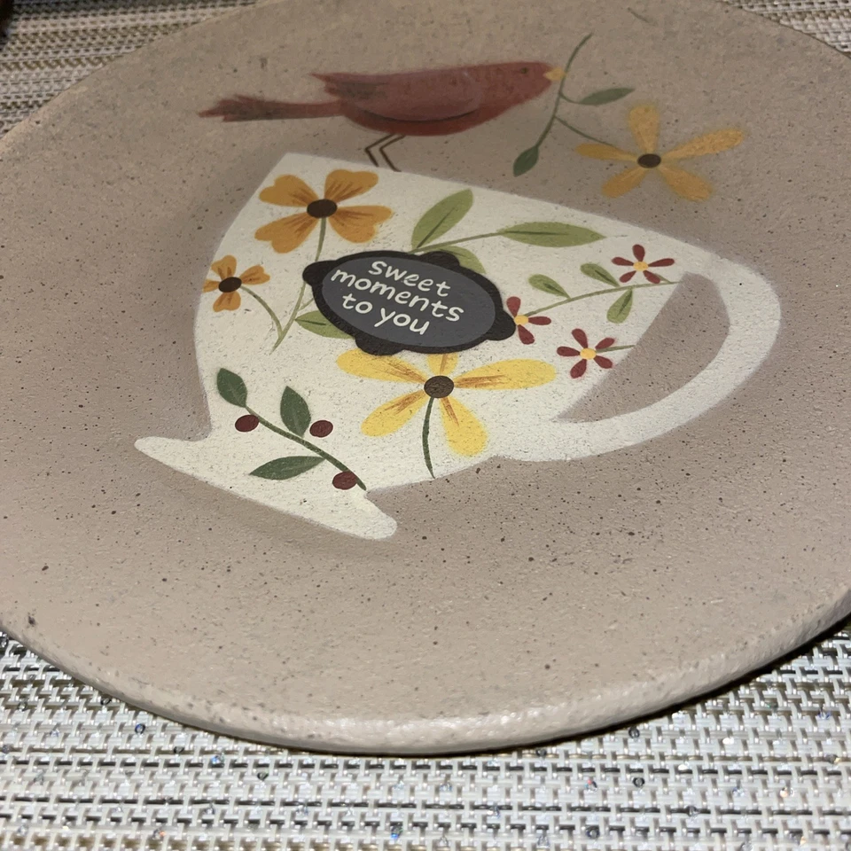 Hearthside Collection “Sweet Moments To You”, Decorative Wooden 9.75" Plate - Image 2 of 4