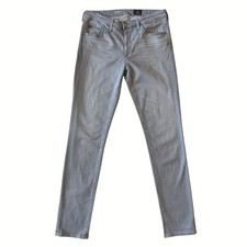 AG Adriano Goldschmied The Prima Cigarette Leg Grey Jeans Womens 29R Skinny