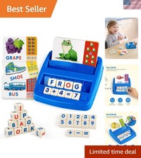 Matching Letter Game, Alphabet Spelling Reading Flash Cards, Math Number Word...