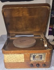 Vintage Crosley Model No. 56TP-L Vacuum Tube Radio Record Player Combo - WORKS