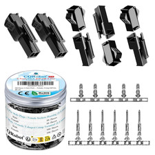 JST SM 2.5 Mm Pitch 2-Pin Electronic Connector IC Male Plugs, Female Sockets Hou