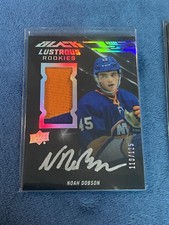 2019-20 SPx #LR-ND Noah Dobson UD Black Lustrous Auto /125