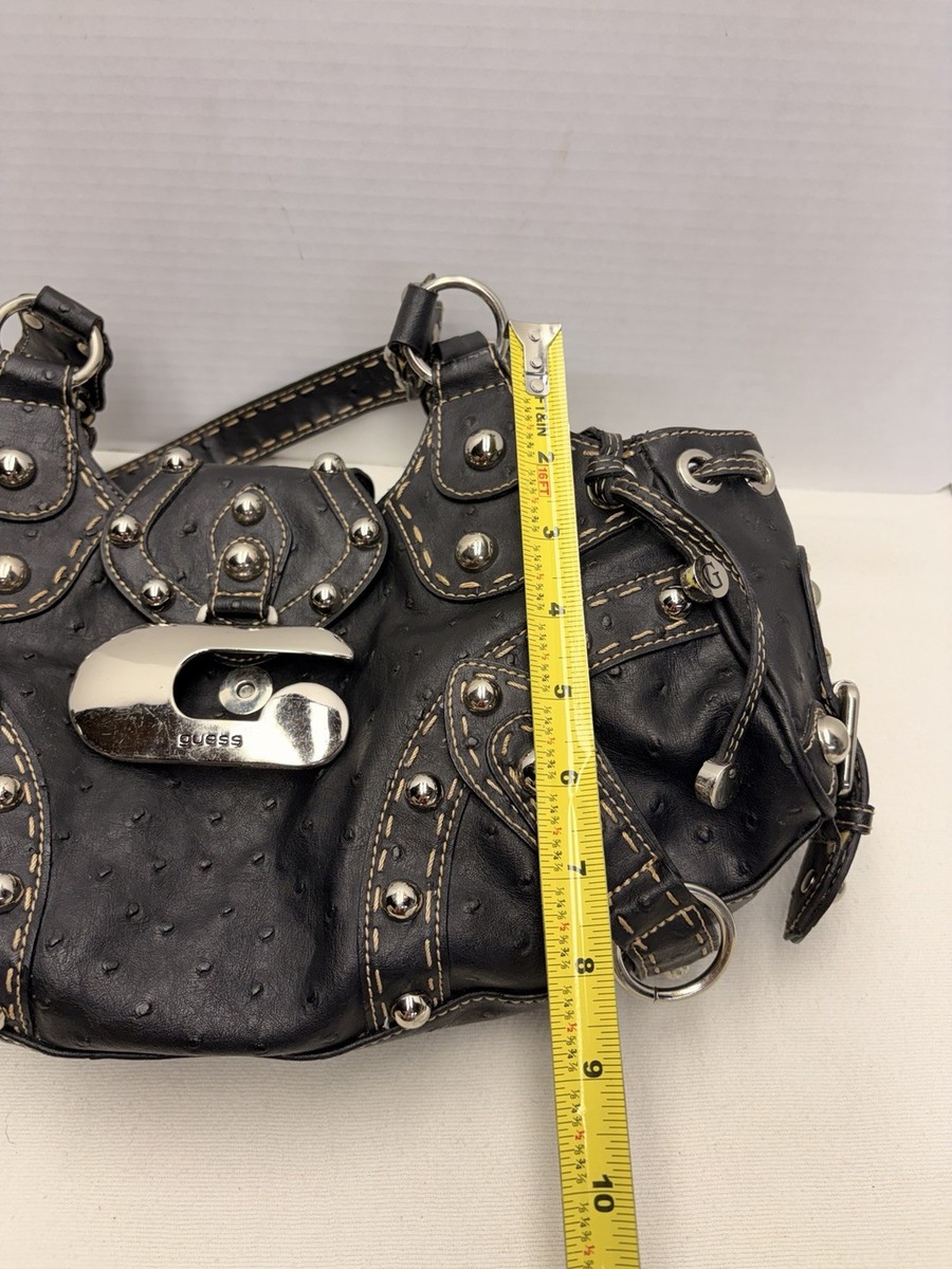 GUESS Vintage 90s Leather Shoulder Bag Y2K Rare | eBay