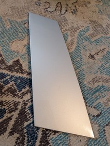 08-12 Buick Enclave Rear Quarter Window Trim Plastic Moulding Left OEM Silver