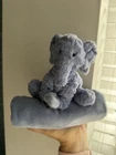Jellycat Elephant Fuddle Wuddle Blanket Baby Soft Comforter Toy UKCA CE marked