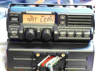 Vertex VX 5500 VHF/UHF dual band radio package 45W with mic head cables