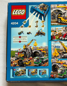 LEGO City The Mine 4204 Gold Miners Crane Dump-Truck Train Drill NEW & SEALED