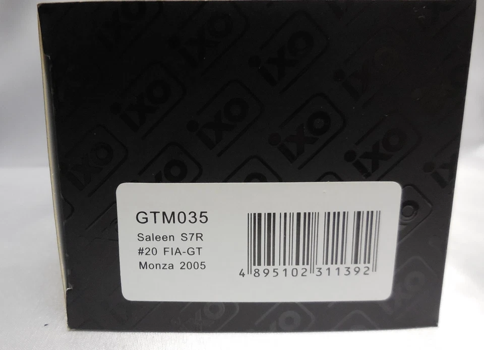 IXO 1/43 SALEEN S7R #20 R. JANUS / M. STANCO FIA-GT MONZA 2005 REF. GTM035 - Immagine 4 di 4