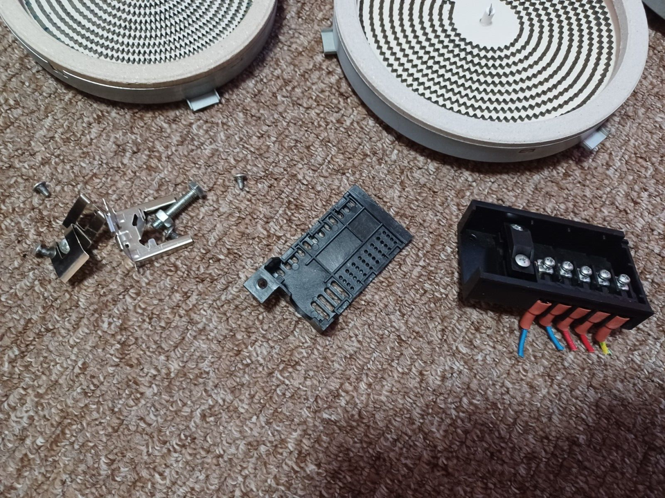 COOKER HOB PARTS ELECTRIC HOB 4 ZONE CERAMIC TOUCH CONTROL 6000W