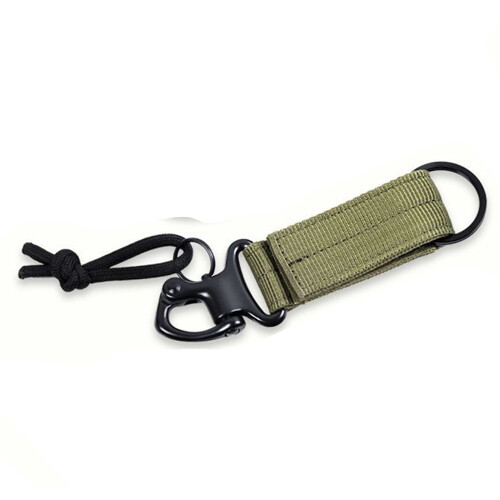 Tactical Belt Buckle Molle Webbing Keychain Car Keychain Hook Outdoor Carabiner - Picture 3 of 7