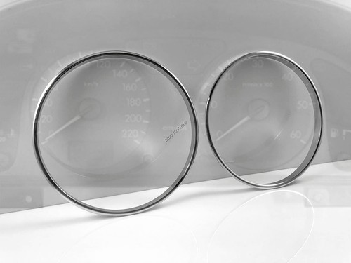 Anillos de aluminio pulido para el cuadro de instrumentos para Citroen Xsara 97-06 2 piezas - Imagen 3 de 8