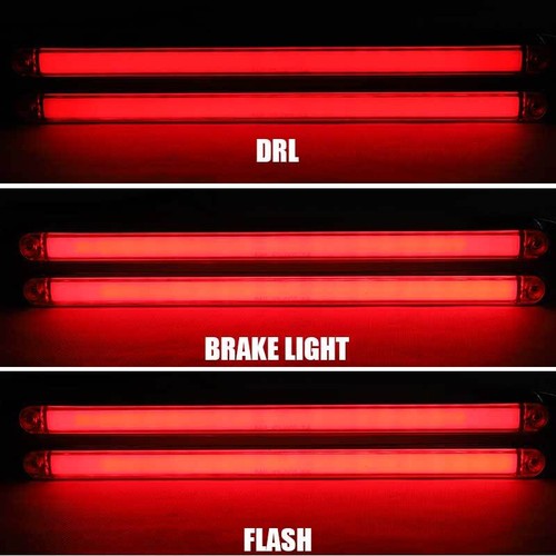 1PC LED Truck Trailer 13inch Stop Tail Running Turn Signal Brake Light Bar Strip - Picture 7 of 9