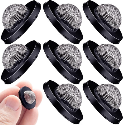 8PCS Hose Water Filter Washers, Stainless Steel Inlet Hose Washer with Screen, G