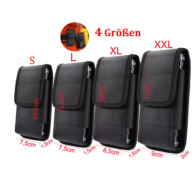 Nylon Handy Gürteltasche Gürtel Tasche Universal Damen Herren Smartphone Hülle