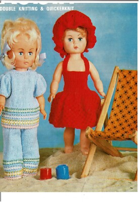  Puppenkleidung Strickanleitung für 14 Zoll Puppe. ( V Puppe 191 )
