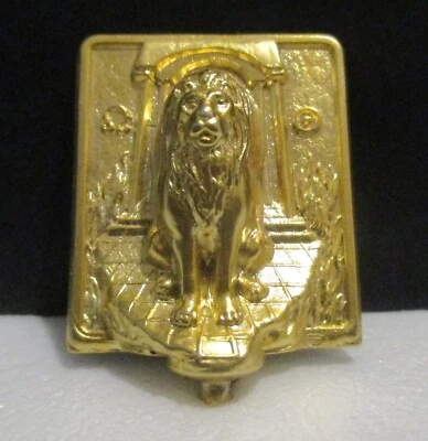 Fève métal doré - Horoscope - Le Lion 23/7 - 22/8 - Soleil - Feu - Photo 1/2