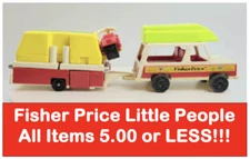 Vintage Fisher Price Little People YOU CHOOSE 5.00 or LESS!!! Combined Shipping