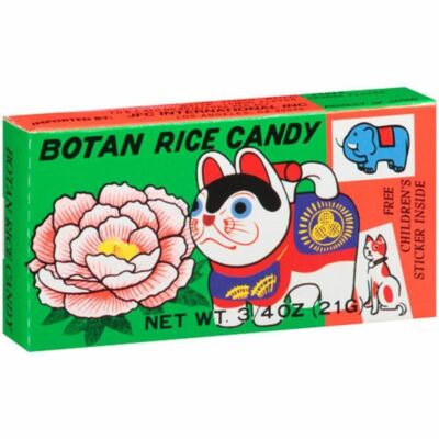 Hapi Botan Rice Candy Box, 0.75 oz, 6 pieces