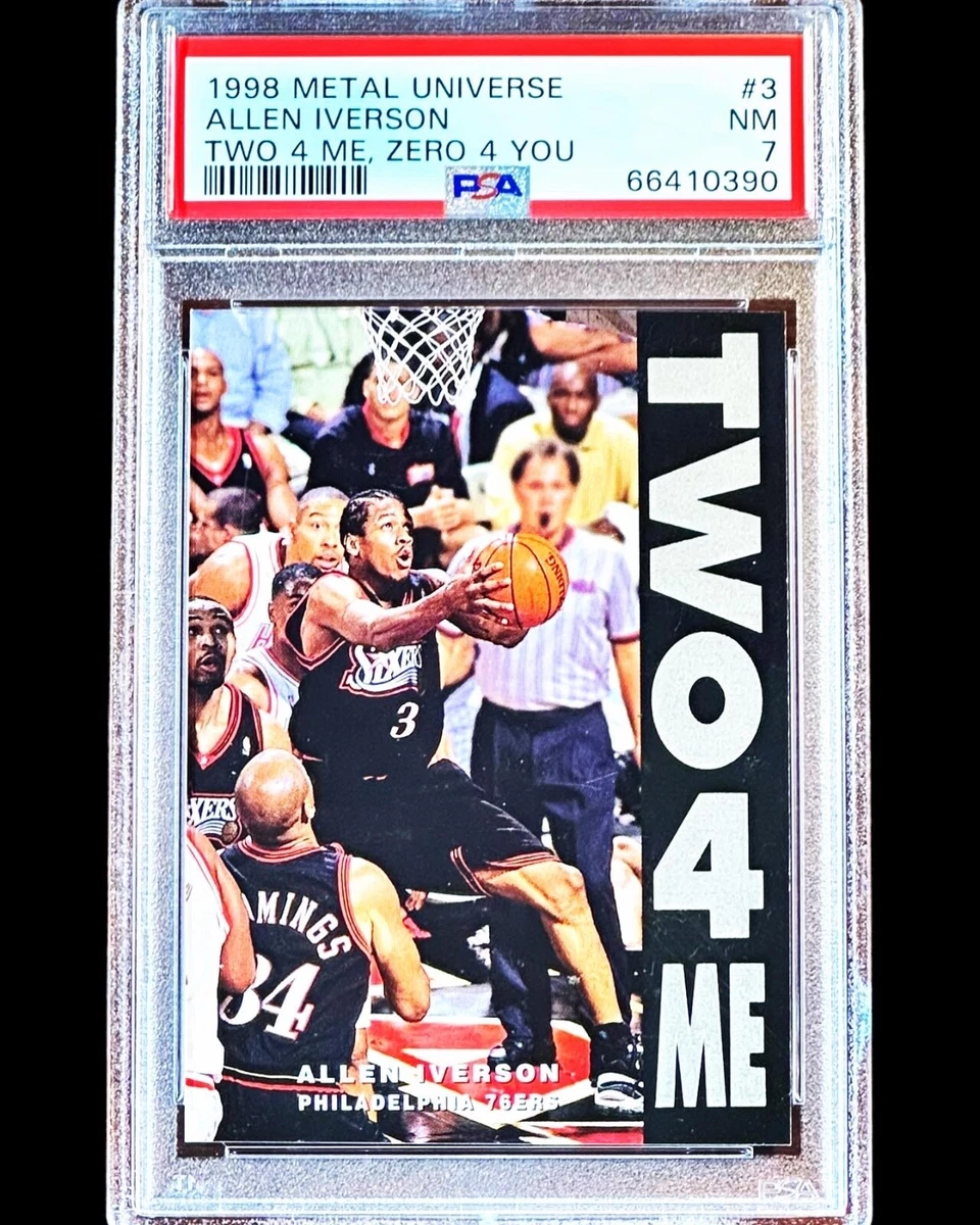 Allen Iverson Professional Sports Authenticator (PSA) Basketball