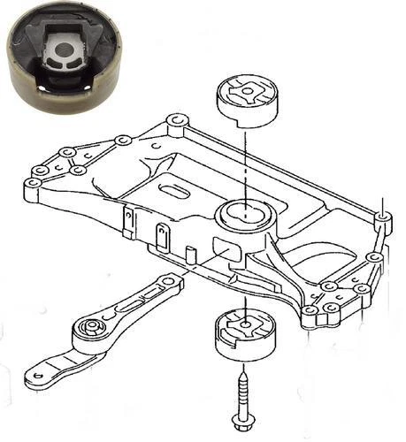Kit outil montage démontage support berceau moteur VAG, 1K0199868 - Photo 2/2