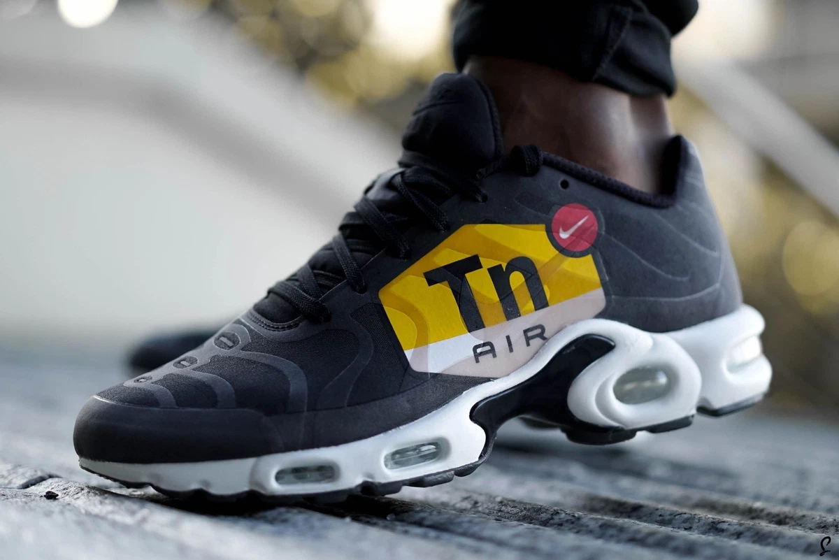 Nike Air Max Plus NS GPX Logo TN Black White Running AJ0877 001 Mens Sz 10.5