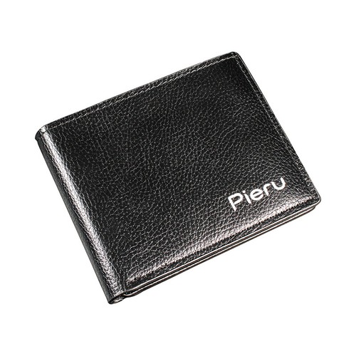 Cartera de cuero PU negra mini cartera monedero formato bolsillo pequeño hombre🔥 - Imagen 26 de 43