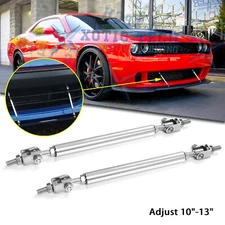 For Dodge Charger Challenger Adjust 10"-13" Bumper Splitter Support Tie Rod Bars