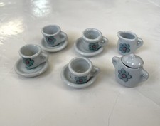 Children Miniature Tea Cups Saucers Creamer