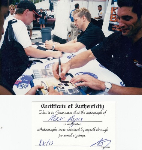 Signed Max Papis Photo 8x10 Formula-1 Racing #7 PSA/DNA Certified (A8084) - Picture 2 of 3