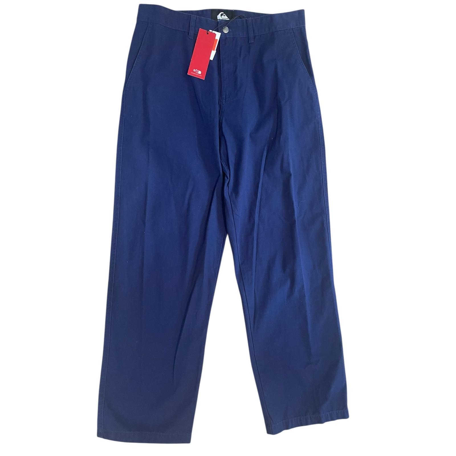 Quiksilver Saturdays SNYC Wide Leg Pants Navy AQYNP03021 Size 40