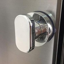 YUM Powerful Suction Cup Glass Mirror Door Handle Refrigerator Drawer Bathroo...