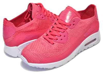 Nike Air Max 90 Ultra Flyknit Women's Shoes Pink 881109 600