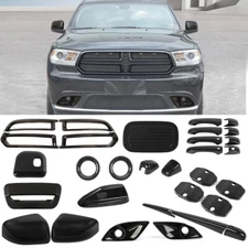 Carbon Fiber Exterior Full Decor Accessorie Trim Cover Set For Dodge Durango 11+